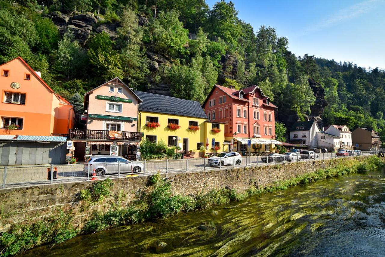 Pension-Restaurace Lugano Hřensko Kültér fotó