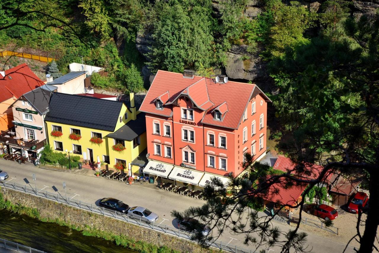Pension-Restaurace Lugano Hřensko Kültér fotó